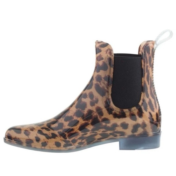 J. Crew Shoes - J. Crew Leopard Print Chelsea Rain Boots